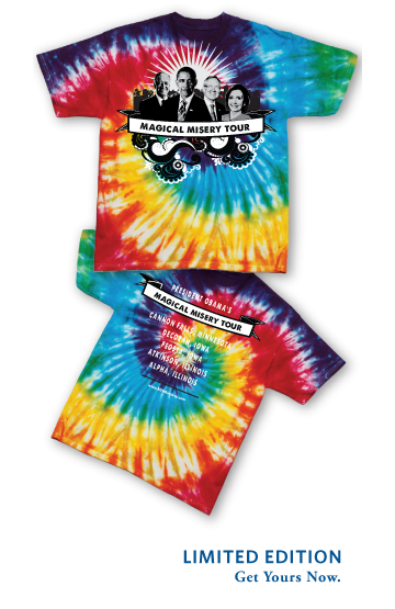 Romney’s Obama Magical Mystery Misery Tour T-Shirts