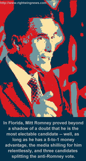 Mitt Romey Has Proved He’s The Most Electable Candidate (Pic)