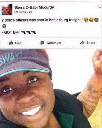 The Subway Worker Who Celebrated the Murders of Two Mississippi Cops Gets What’s Coming to Her