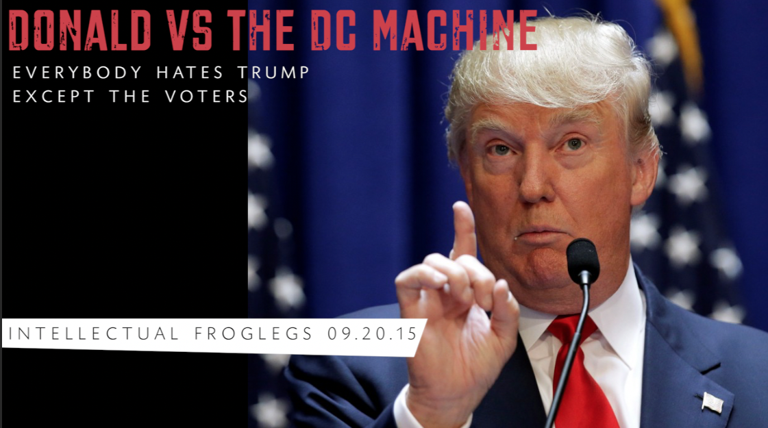 Donald vs the DC Machine – Everybody hates Trump  (Intellectual Froglegs)