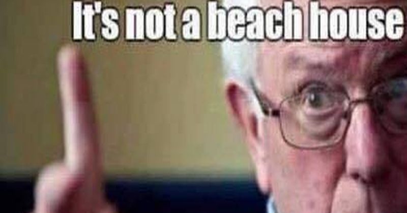 Truth Behind Bernie’s Beach House Hilariously Revealed [Meme]