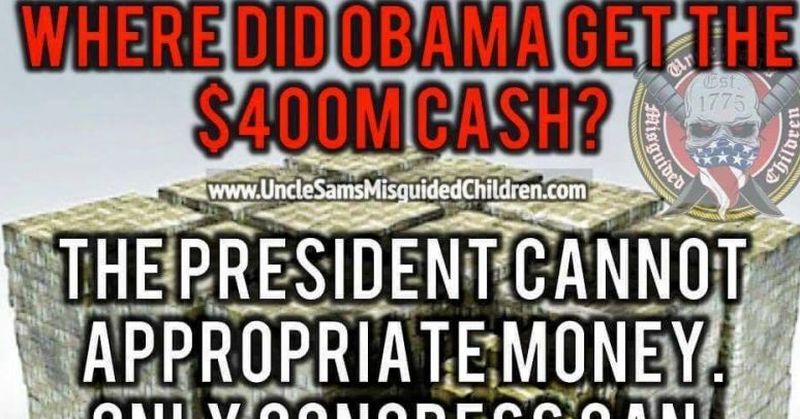 How Did Obama REALLY Get His Hands On 400 Million Dollars? [Meme] [VIDEO]