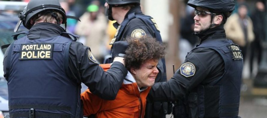 ALERT: Violent Anti-Trump Rioters Clash With Police [VIDEO]