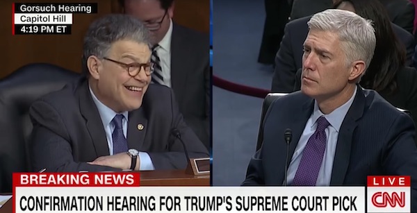 SHAME! Sen. Al Franken Just Made A HUGE ASSHAT Of Himself During Gorsuch Hearing [WATCH]
