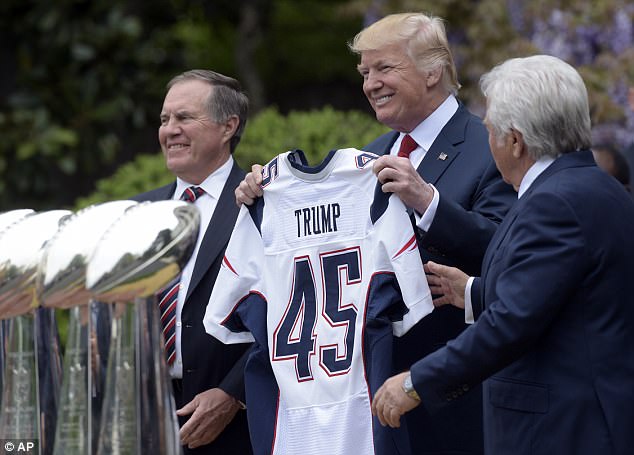 Everyone Noticed ONE THING as Trump Welcomed the New England Patriots at the White House