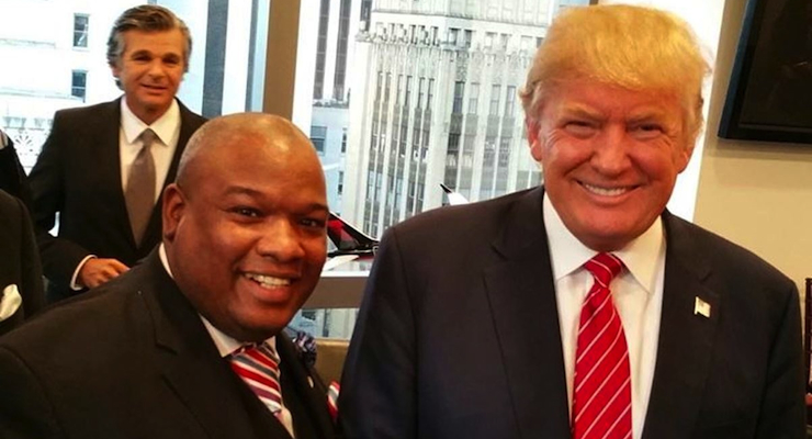 EXCLUSIVE: A Black Pastor Saved Donald Trump From Being Bitten By a Poisonous Spider in the White House Yesterday