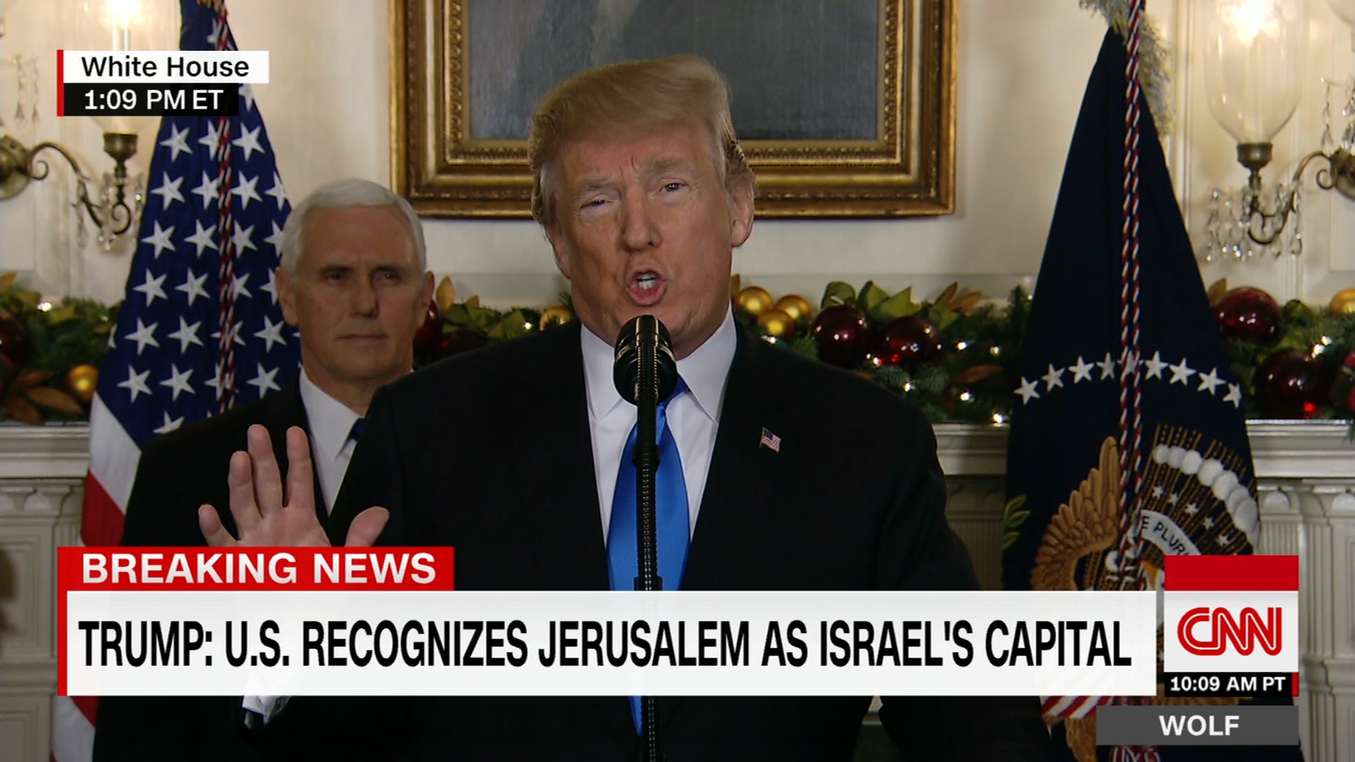 Trump Declares Jerusalem To Be Israel’s Capitol [VIDEO]